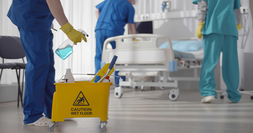 Services de nettoyage dans les secteurs de la santé